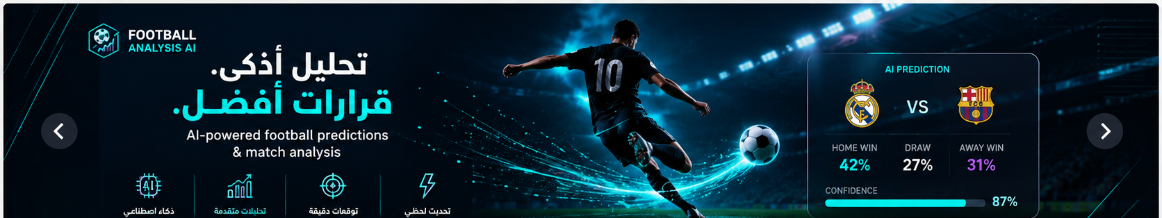 Football Analysis AI promotional banner 1